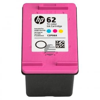 HP Tintendruckkopf cyan/magenta/gelb (C2P06AE, 62)