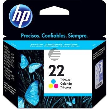 HP Tintendruckkopf cyan/magenta/gelb (C9352AE/SF, 22)