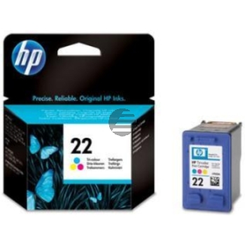 HP Tintendruckkopf cyan/magenta/gelb (C9352AE/SF, 22)