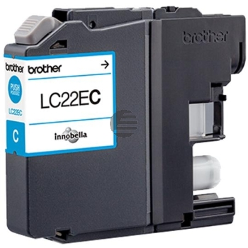 Brother Tintenpatrone cyan (LC-22EC)