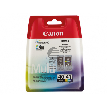 Canon Tintendruckkopf cyan/gelb/magenta, schwarz (0615B051, CL-41, PG-40) Canon Tintendruckkopf cyan/gelb/magenta, schwarz (0615B051, CL-41, PG-40)