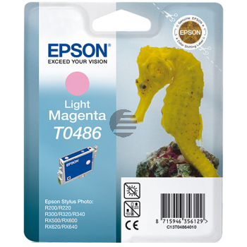 Epson Tintenpatrone magenta light (C13T04864020, T0486)