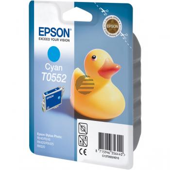 Epson Tintenpatrone Ente cyan (C13T05524020, T0552) Epson Tintenpatrone Ente cyan (C13T05524020, T0552)