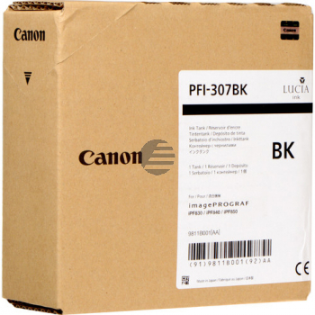 Canon Tintenpatrone schwarz (9811B001, PFI-307BK)