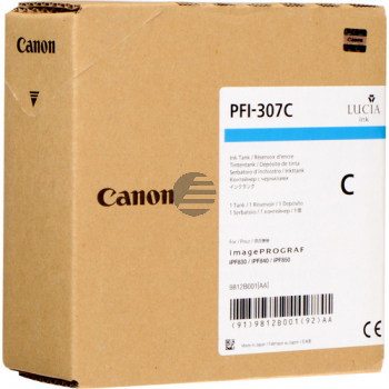 Canon Tintenpatrone cyan (9812B001, PFI-307C)