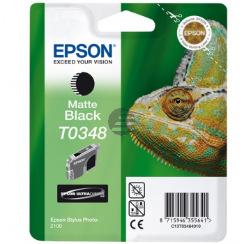 Epson Tintenpatrone schwarz matt (C13T03484020, T0348)