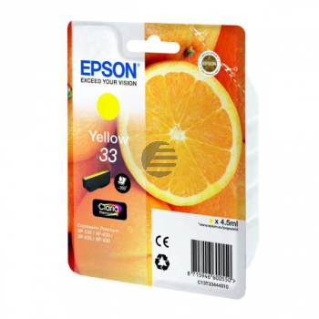 Epson Tintenpatrone gelb (C13T33444010, T3344)