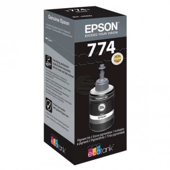 Epson Tintennachfüllfläschchen schwarz (C13T774140, T7741)