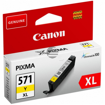 Canon Tintenpatrone gelb HC (0334C001, CLI-571XLY)