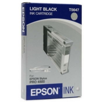 Epson Tintenpatrone schwarz light (C13T564700, T5647)