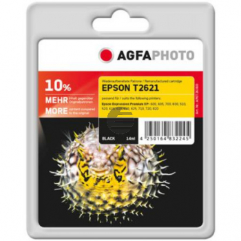 Agfaphoto Tintenpatrone schwarz (APET263BD) ersetzt T2621