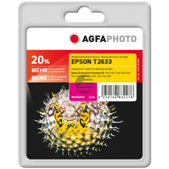 Agfaphoto Tintenpatrone magenta HC (APET263MD) ersetzt T2633