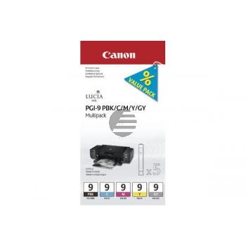 Canon Tintenpatrone gelb, cyan, magenta, photo schwarz (1034B013, PGI-9C, PGI-9M, PGI-9PBK, PGI-9Y) Canon Tintenpatrone gelb, cyan, magenta, photo schwarz (1034B013, PGI-9C, PGI-9M, PGI-9PBK, PGI-9Y)