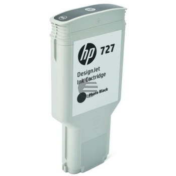 HP Tintenpatrone photo schwarz HC plus (F9J79A, 727)