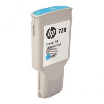 HP Tintenpatrone cyan HC (F9J67A, 728)