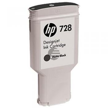 HP Tintenpatrone schwarz matt HC plus (F9J68A, 728)