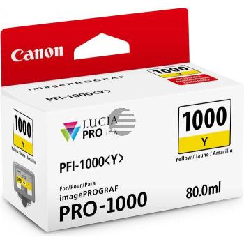 Canon Tintenpatrone gelb (0549C001, PFI-1000Y)