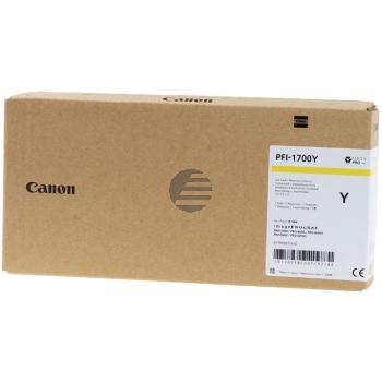 Canon Tintenpatrone gelb (0778C001, PFI-1700Y)
