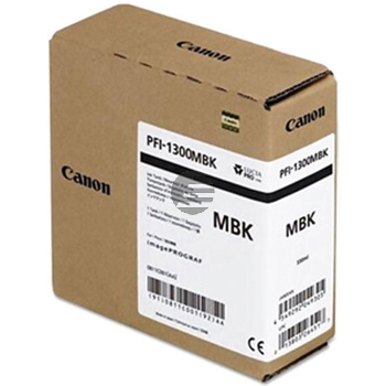 Canon Tintenpatrone schwarz matt (0810C001, PFI-1300MBK)