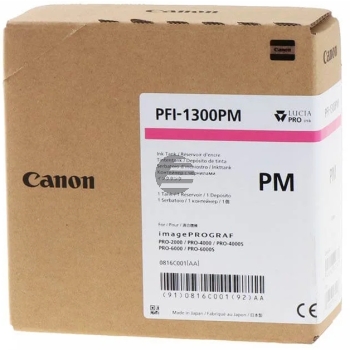 Canon Tintenpatrone photo magenta (0816C001, PFI-1300PM)