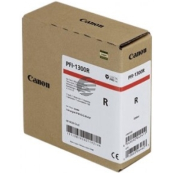 Canon Tintenpatrone rot (0819C001, PFI-1300R)