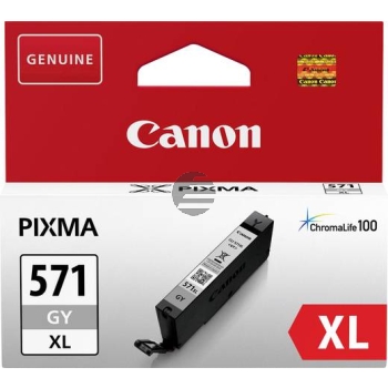 Canon Tintenpatrone grau (0335C004, CLI-571XLGY)
