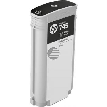 HP Tintenpatrone photo schwarz (F9J98A, 745)