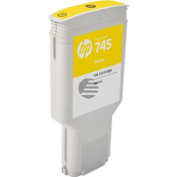 HP Tintendruckkopf gelb HC (F9K02A, 745)