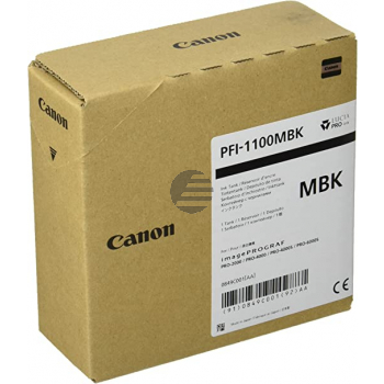 Canon Tintenpatrone schwarz matt (0849C001, PFI-1100MBK)