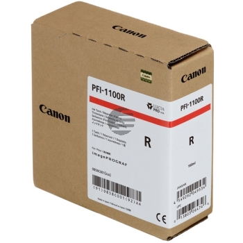 Canon Tintenpatrone rot (0858C001, PFI-1100R)