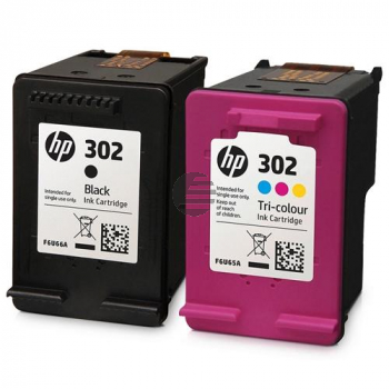 HP Tintendruckkopf cyan/magenta/gelb, schwarz (X4D37AE#301, 302)