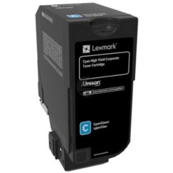 Lexmark Toner-Kit Corporate cyan HC plus (74C2HCE)