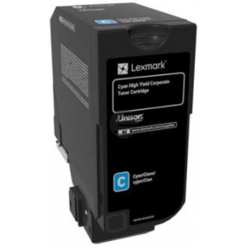 Lexmark Toner-Kit Corporate cyan HC plus (74C2HCE)