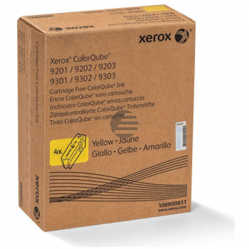 Xerox Colorstix 4 x gelb (108R00835)