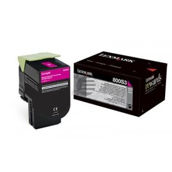 Lexmark Toner-Kit magenta (80C0S30, 800S3)