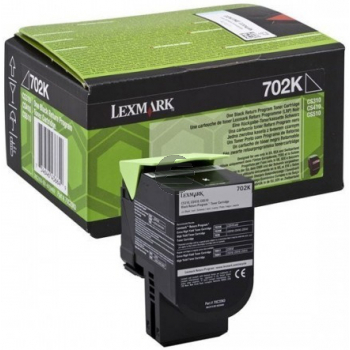 Lexmark Toner-Kit Return schwarz (70C20KE, 702KE)