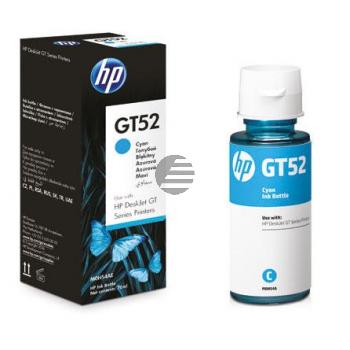 HP Tintennachfüllfläschchen cyan (M0H54AE, GT52)