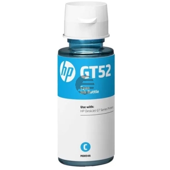 HP Tintennachfüllfläschchen cyan (M0H54AE, GT52)