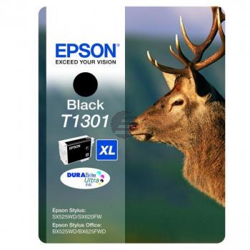 Epson Tintenpatrone schwarz HC (C13T13014022, T1301)