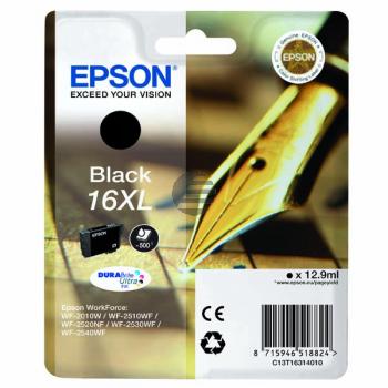 Epson Tintenpatrone schwarz HC (C13T16314022, T1631)