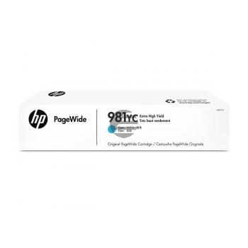HP Tintenpatrone Contract (nur für Vertragskunden) cyan HC plus (L0R17YC, 981YC)