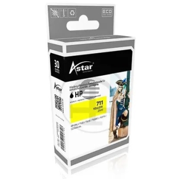Astar Tintenpatrone gelb (AS15371) ersetzt 711 Astar Tintenpatrone gelb (AS15371) ersetzt 711