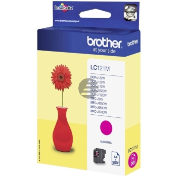Brother Tintenpatrone magenta (LC-121MBP)