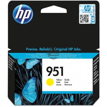 HP Tintenpatrone gelb (CN052AE#BGX, 951) HP Tintenpatrone gelb (CN052AE#BGX, 951)