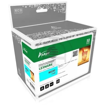 Astar Toner-Kartusche cyan (AS14208) ersetzt 802XC Astar Toner-Kartusche cyan (AS14208) ersetzt 802XC