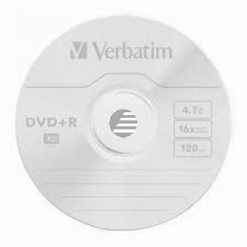 VERBATIM DVD+R 4.7GB 16x (50) SP 43550 Spindel matt silber