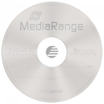 MEDIARANGE DVD+R DL 8.5GB 8x (10) CB MR466 Cake Box