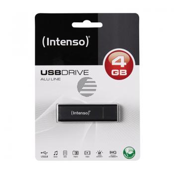 INTENSO USB STICK 2.0 4GB ANTHRAZIT 3521451 Alu Line