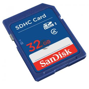SANDISK MICRO SDHC SPEICHERKARTE 32GB SDSDQB-032G-B35 mit Adapter