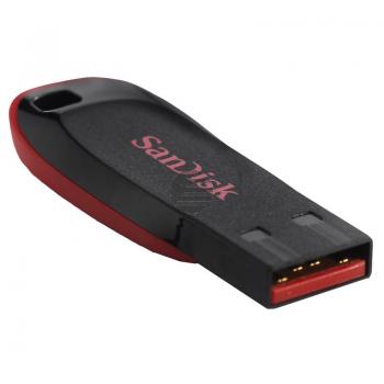 SANDISK CRUZER BLADE USB STICK 128GB SDCZ50-128G-B35 USB 2.0 schwarz
